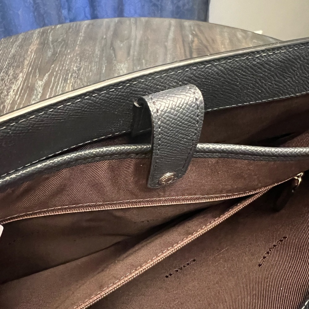 Coach Navy Folio Tote - Picture 7 of 12